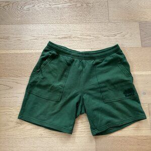 Roots Sweatshorts French Terry, Dark Green, Size L, Like new